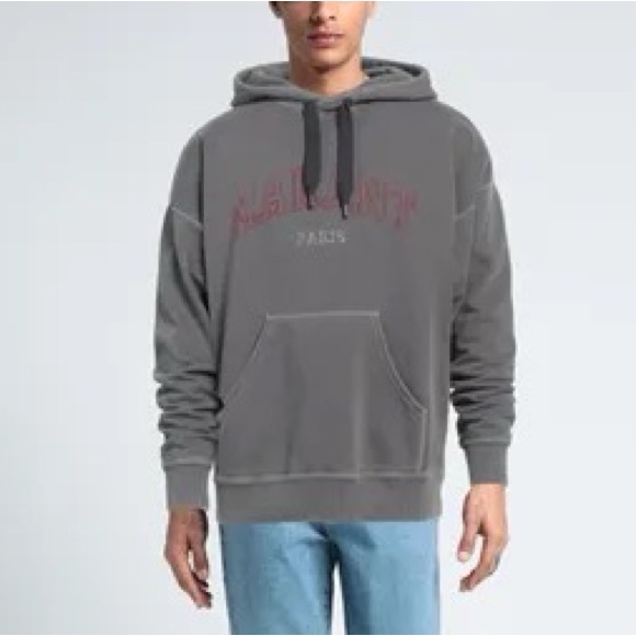 ISABEL MARANT EUC Miley Faded Black Hooded Sweatshirt Hoodie Hoody L - Picture 3 of 11